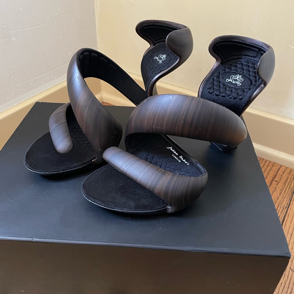 Julian Hakes Mojito Sandal Heels Matt Oak